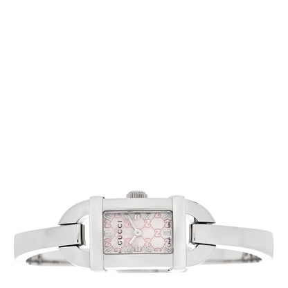 Gucci Stainless Steel Pink Mother of Pearl 16mm 6800L Quartz Watch 2 of 5
