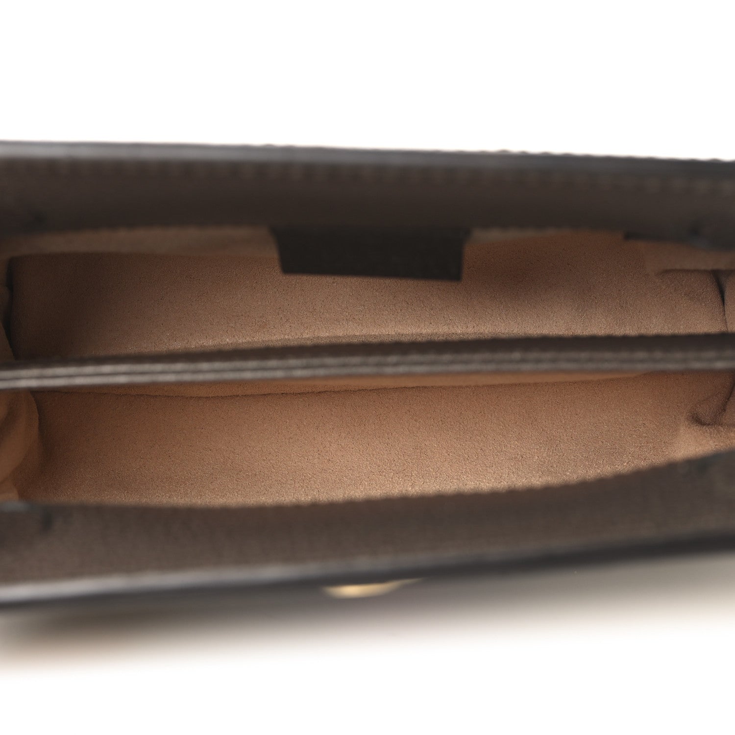 Gucci GG Supreme Monogram Textured Dollar Calfskin Web Mini Ophidia Chain Shoulder Bag Beige Ebony New Acero 5 of 10