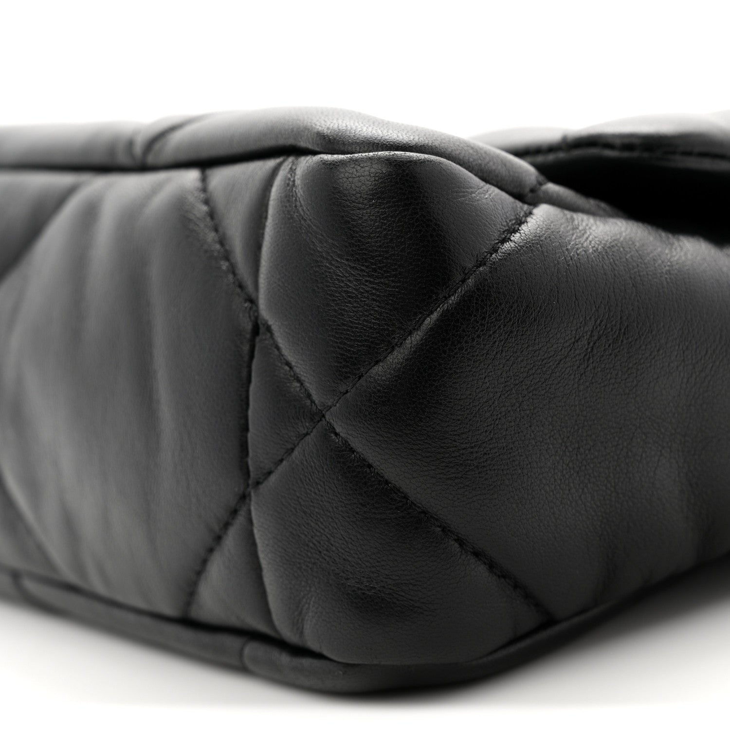Chanel Lambskin Quilted Medium Chanel 19 Flap Black 10 of 11