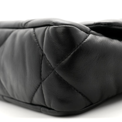Chanel Lambskin Quilted Medium Chanel 19 Flap Black 10 of 11