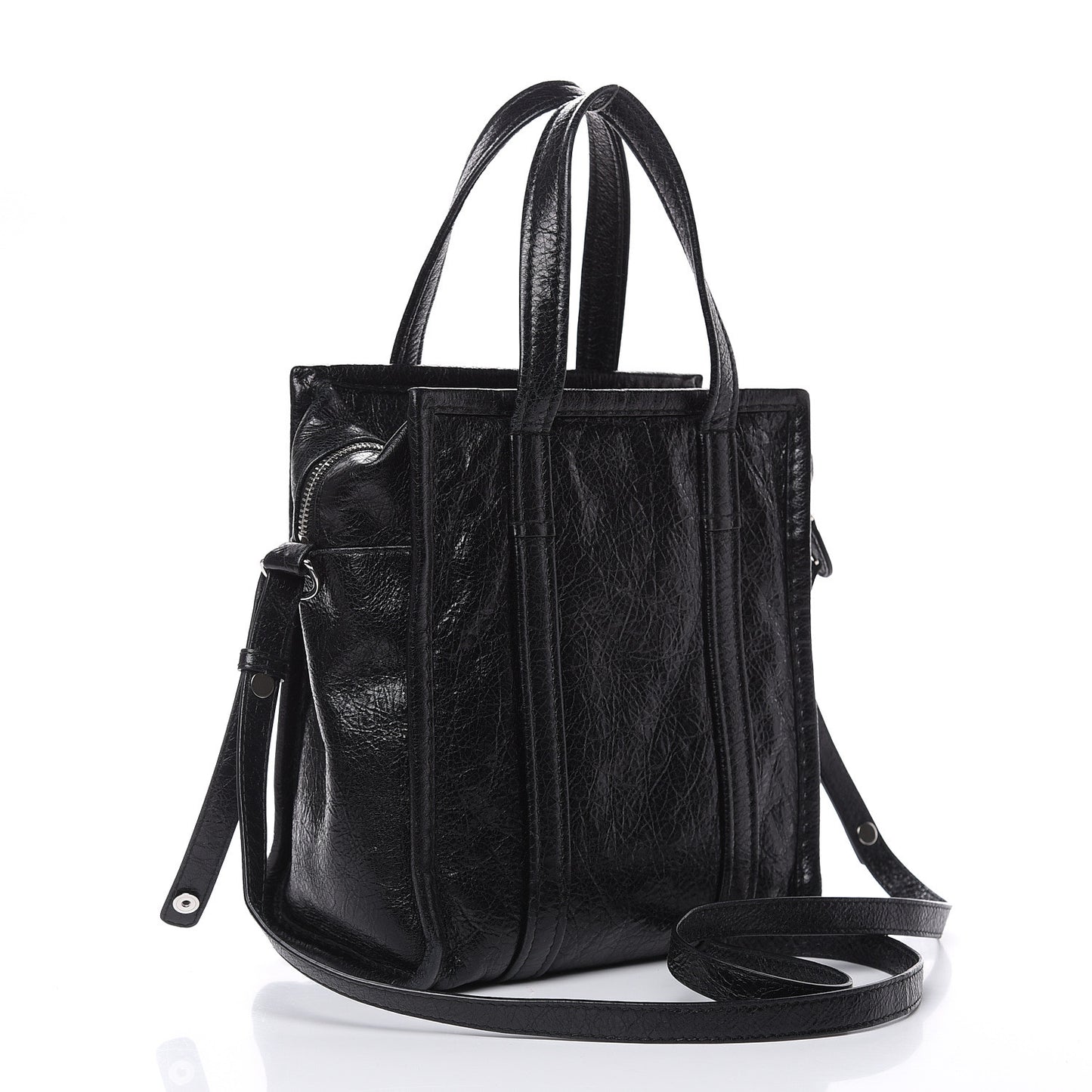 Agneau XS Bazar Shopper Tote Black