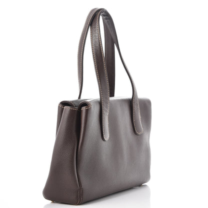 Chanel Caviar Smal Tote Brown 3 of 7