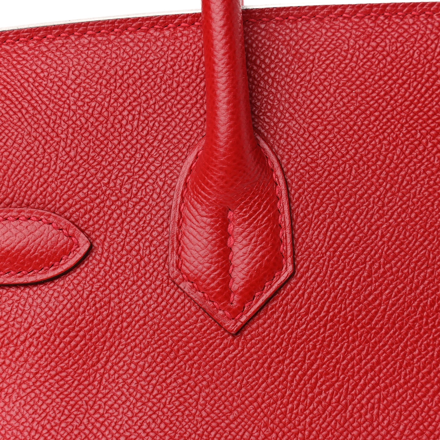 Epsom Birkin 30 Rouge Casaque
