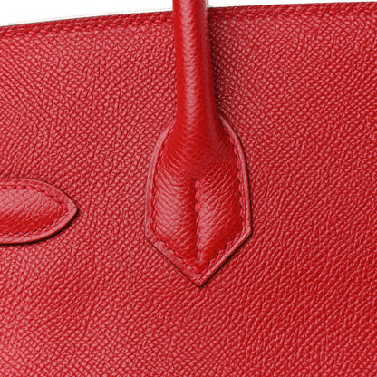 Hermes Epsom Birkin 30 Rouge Casaque 11 of 36