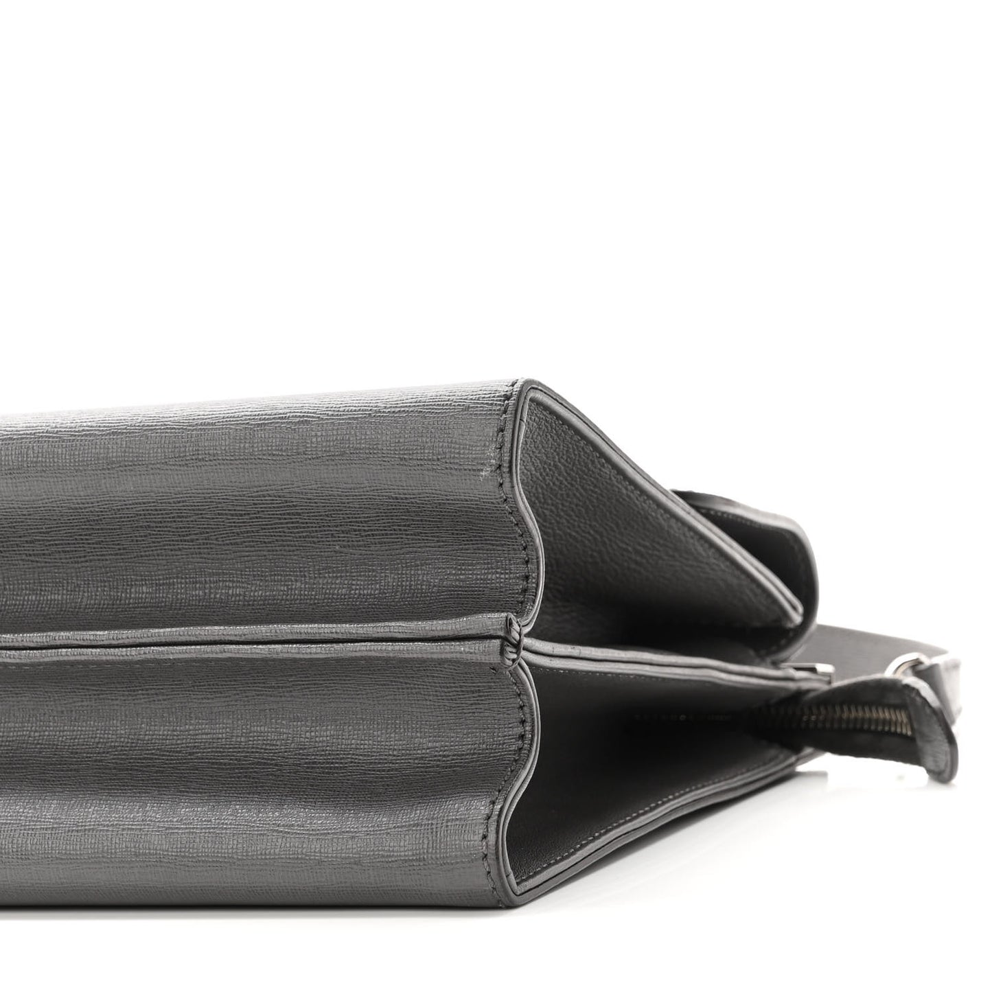 Vitello Elite Flamingo Demi Jour Shoulder Bag Grey