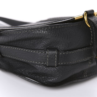 Chloe Calfskin Mini Marcie Round Crossbody Bag Black 6 of 10