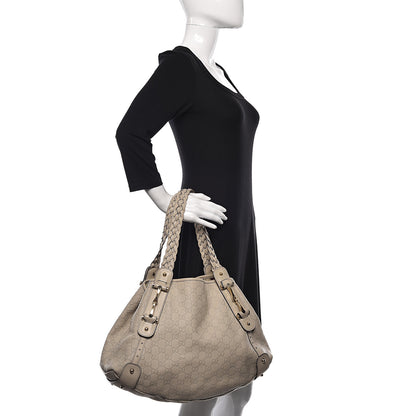 Gucci Guccissima Medium Pelham Shoulder Bag Off White 2 of 10