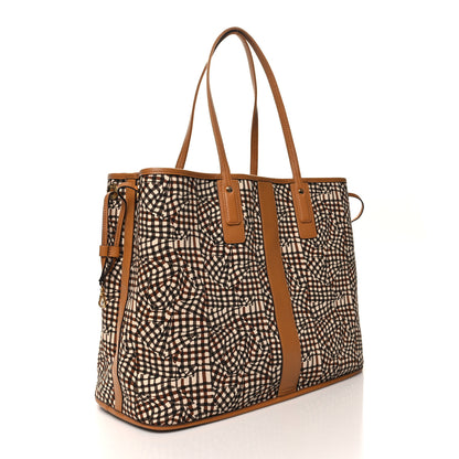 MCM Visetos Large Liz Reversible Shopper Tote Cognac 10 of 15