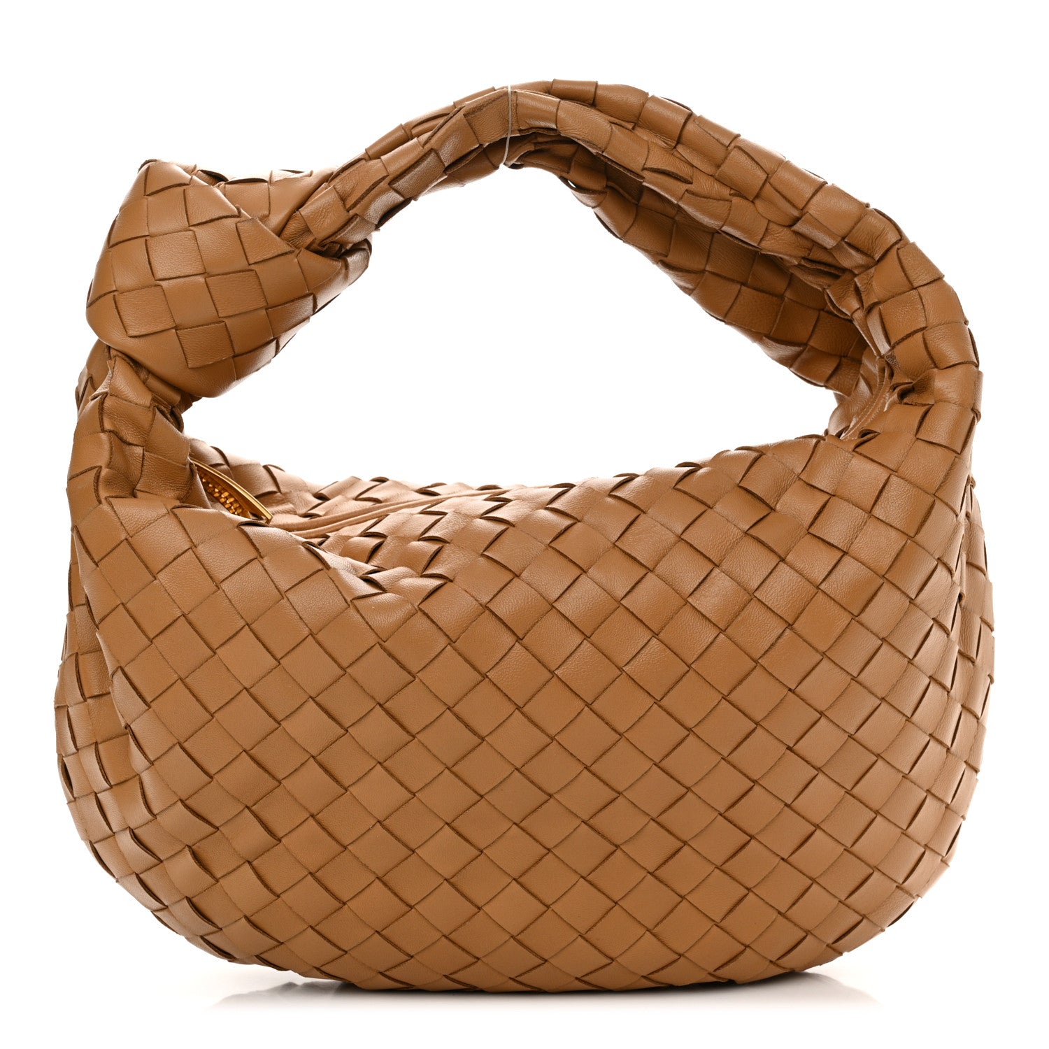 Bottega Veneta Nappa Intrecciato Teen Jodie Hobo Caramel 1 of 11