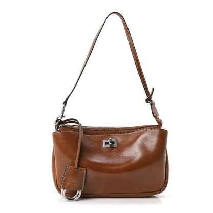 Balenciaga Vegetable Tanned Lambskin Rodeo Sling Pochette Tan Cowboy 1 of 9