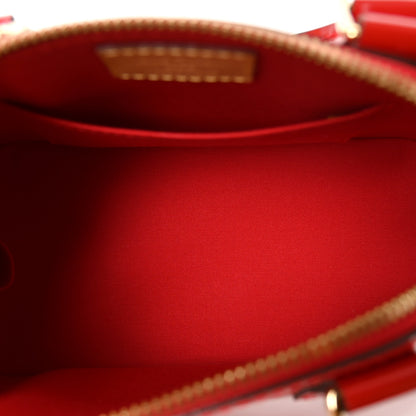 Louis Vuitton Vernis Alma BB Cherry 5 of 9