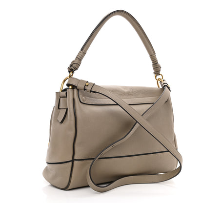 Chloe Calfskin Medium Owen Flap Bag Motty Grey 5 of 15