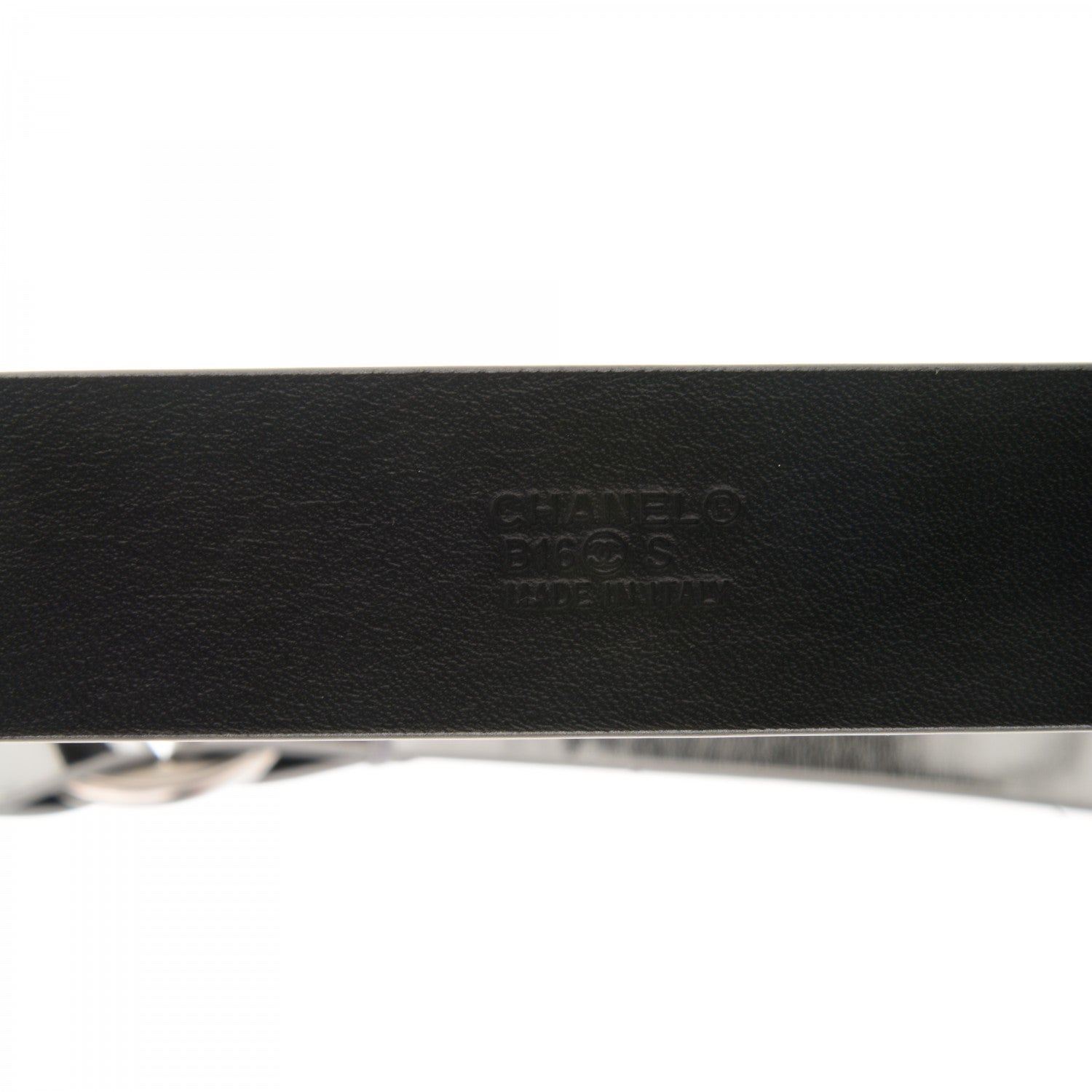 Chanel Calfskin CC Mirror Belt 95 38 Silver 5 of 7