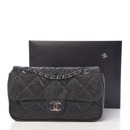 Chanel Coated Canvas Quilted Le Marais Flap Black 11 of 11