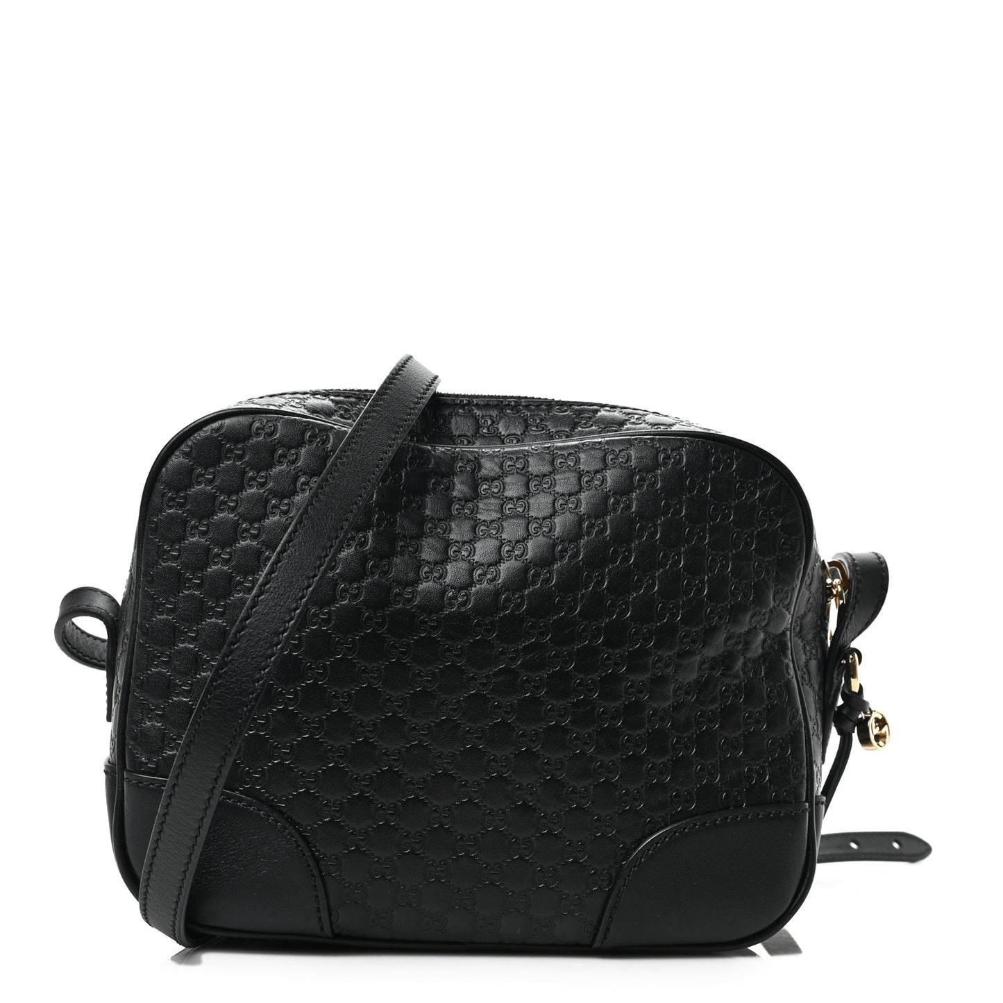 Microguccissima Mini Bree Messenger Bag Black