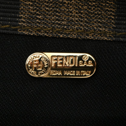 Fendi Coated Canvas Pequin Drawstring Backpack Tobacco 6 of 9