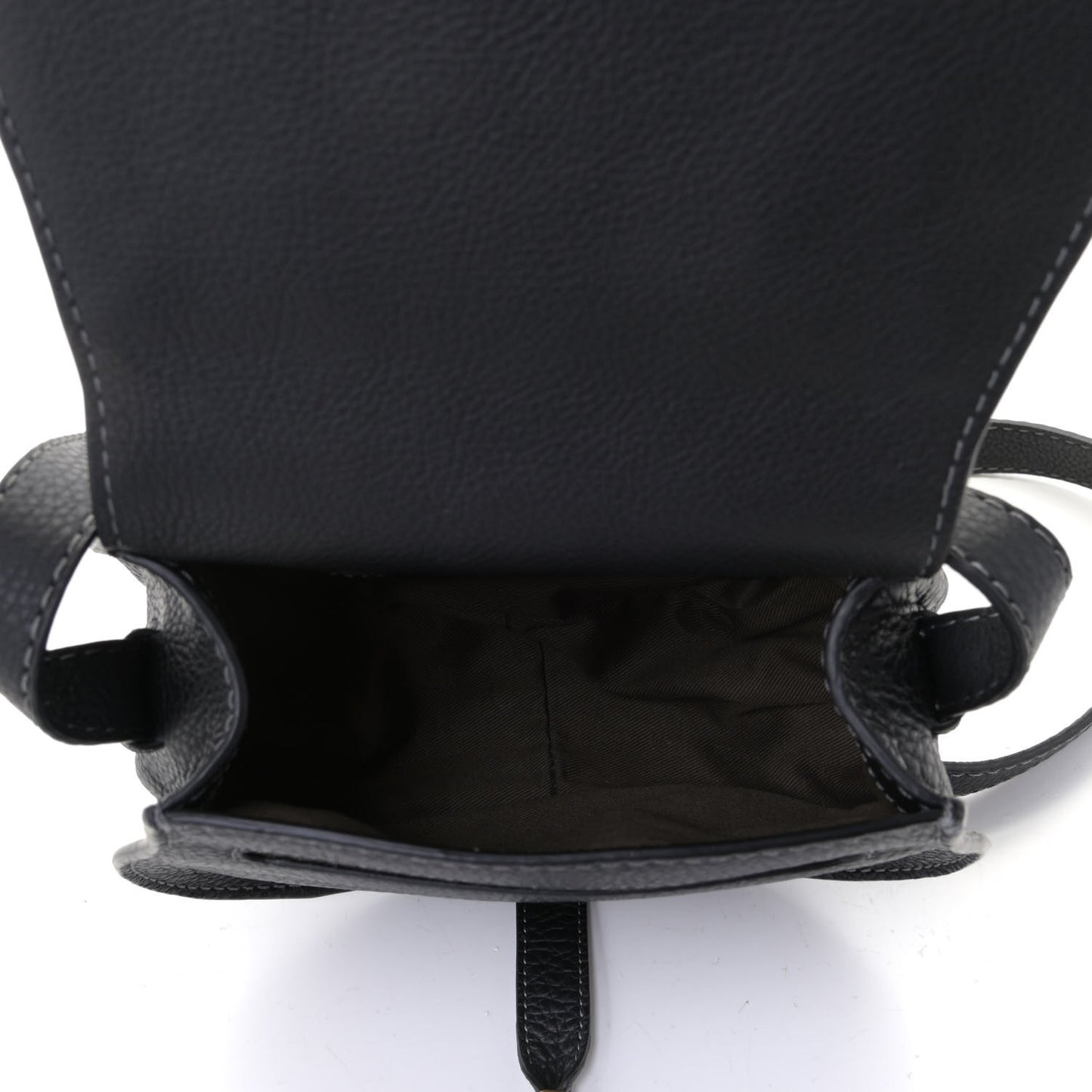 Calfskin Mini Marcie Round Crossbody Bag Black