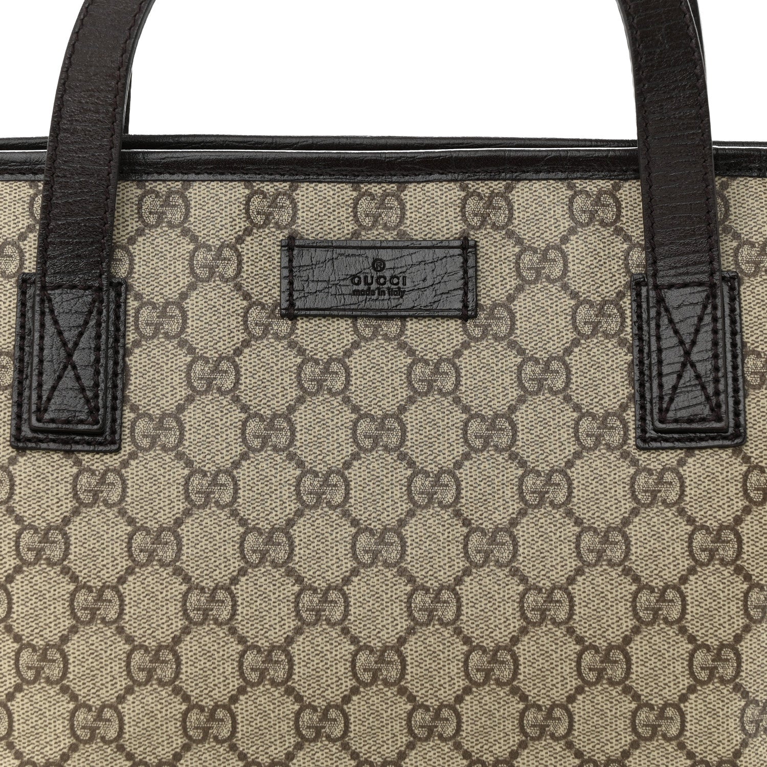 Gucci GG Supreme Monogram Small Joy Tote Dark Brown 8 of 11