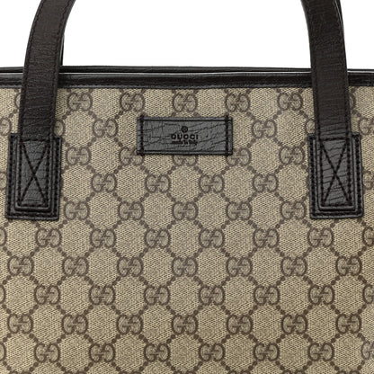 Gucci GG Supreme Monogram Small Joy Tote Dark Brown 8 of 11