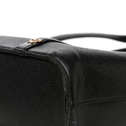 MCM Calfskin Studded Tote Black 11 of 14