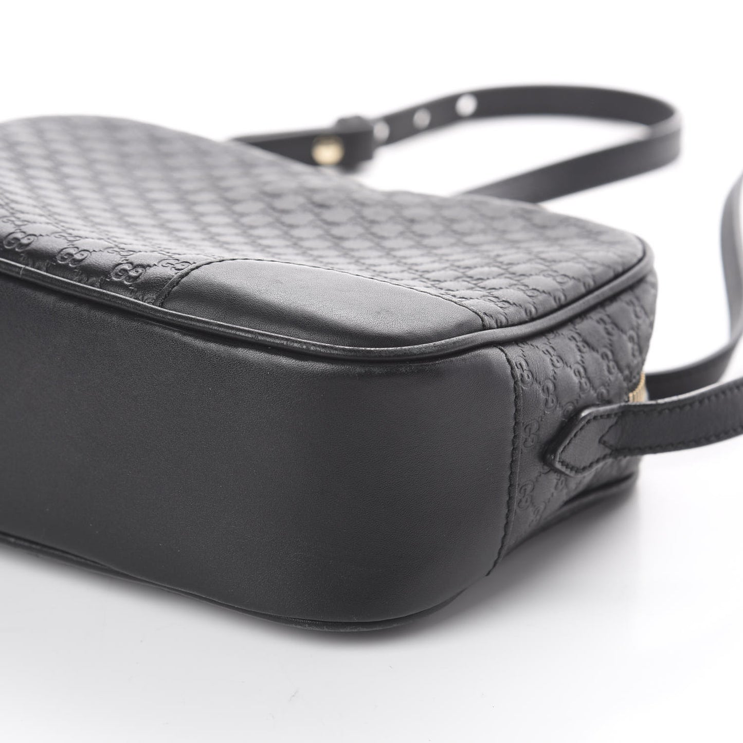 Microguccissima Mini Bree Messenger Bag Black