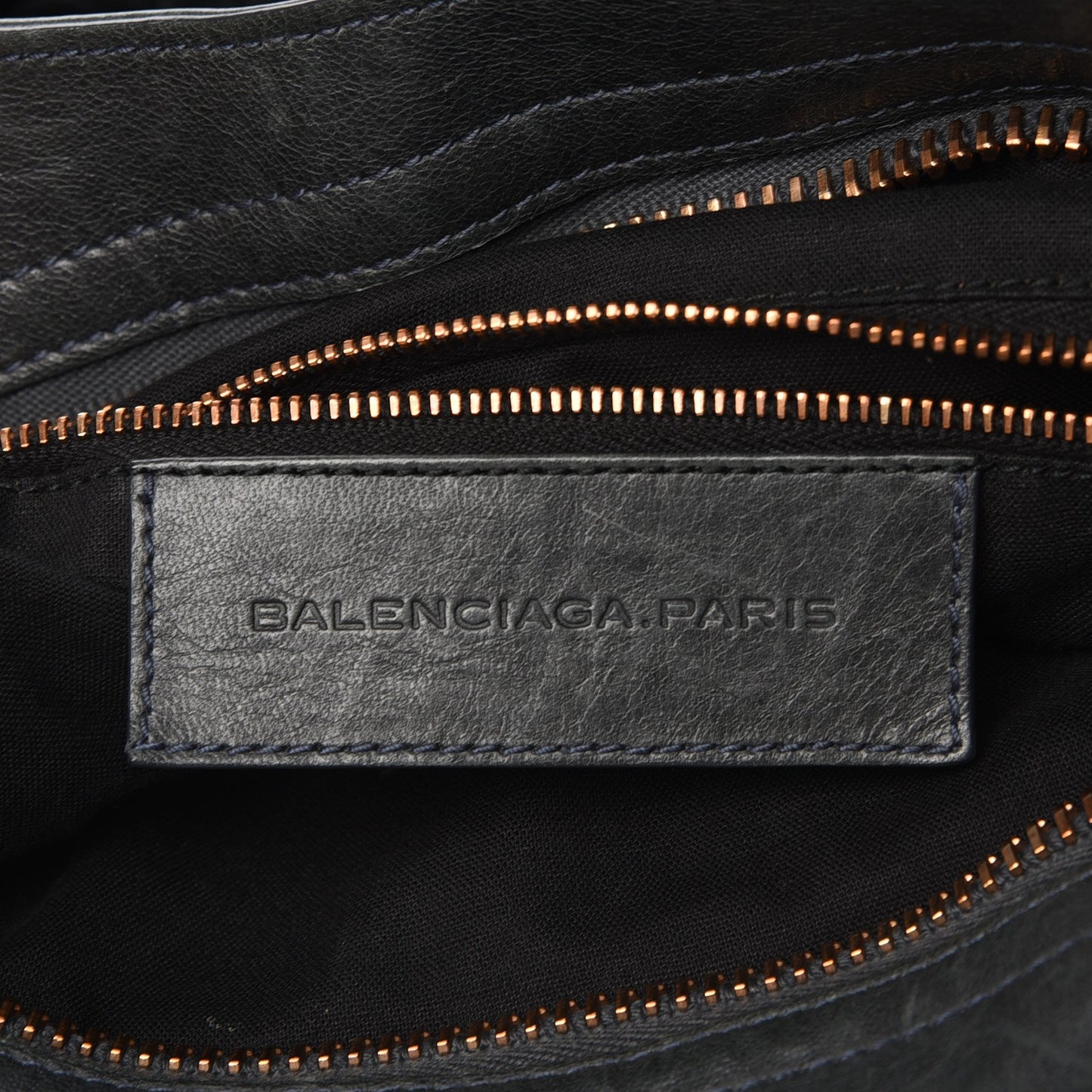 Agneau Giant 21 Rose Gold Hardware Velo Anthracite