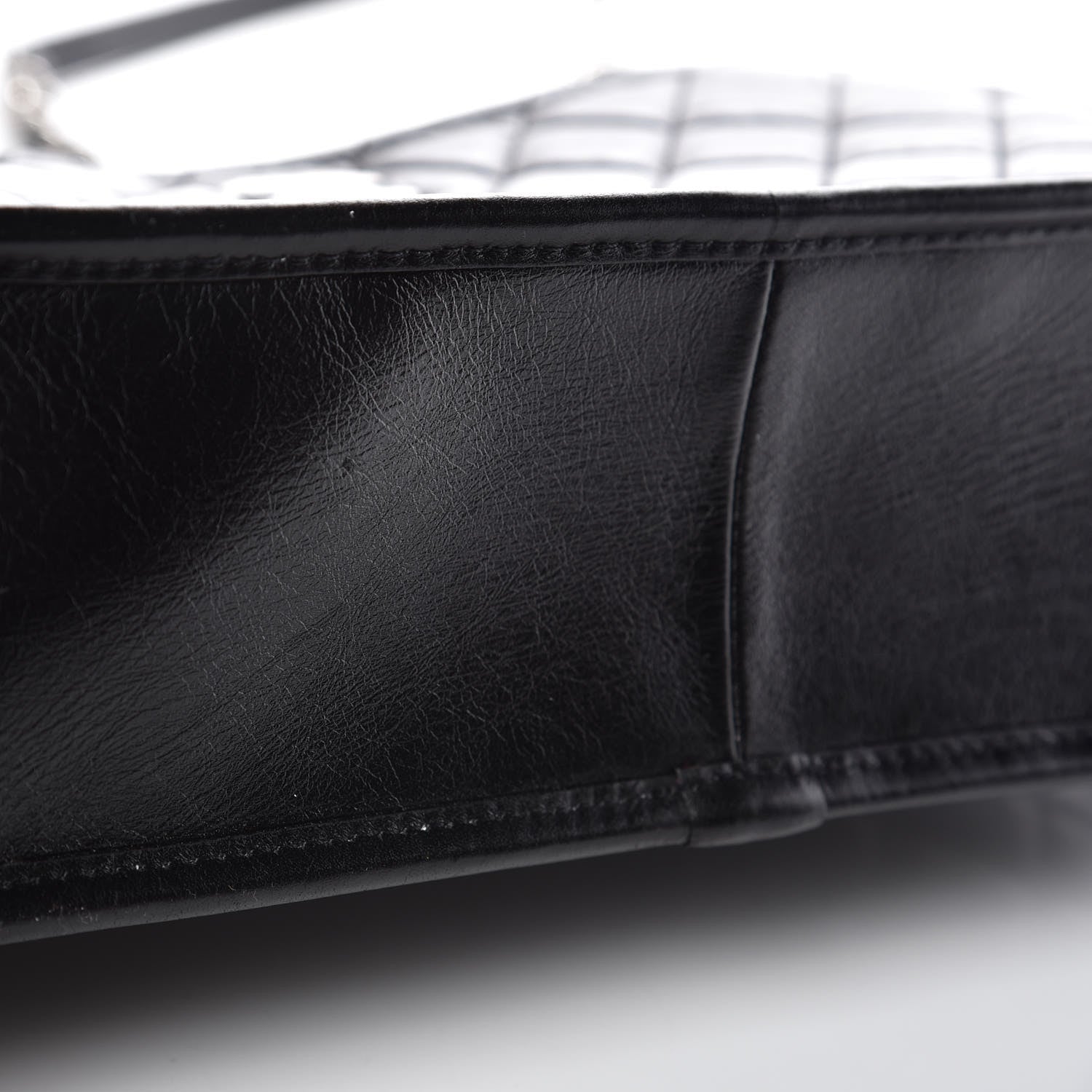 Chanel Aged Calfskin Quilted Large Working Vibe Camera Case Black 9 of 11