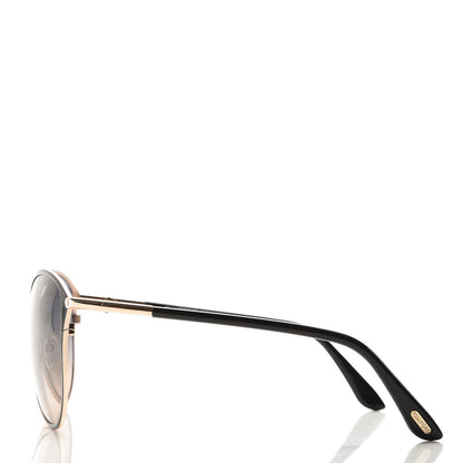 Tom Ford Penelope Vintage Round Sunglasses TF320 Black 3 of 8