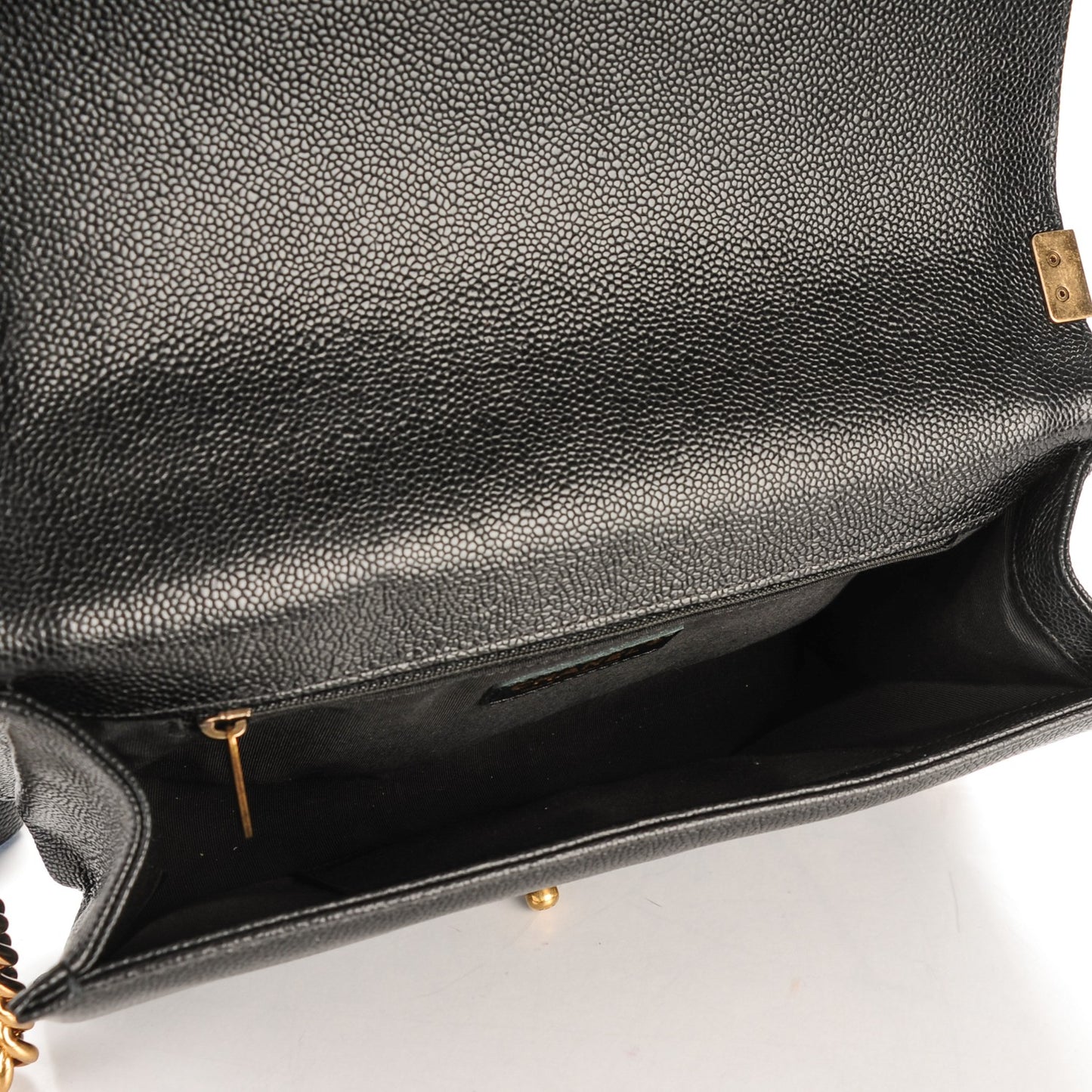 Caviar Quilted New Medium Boy Flap Black