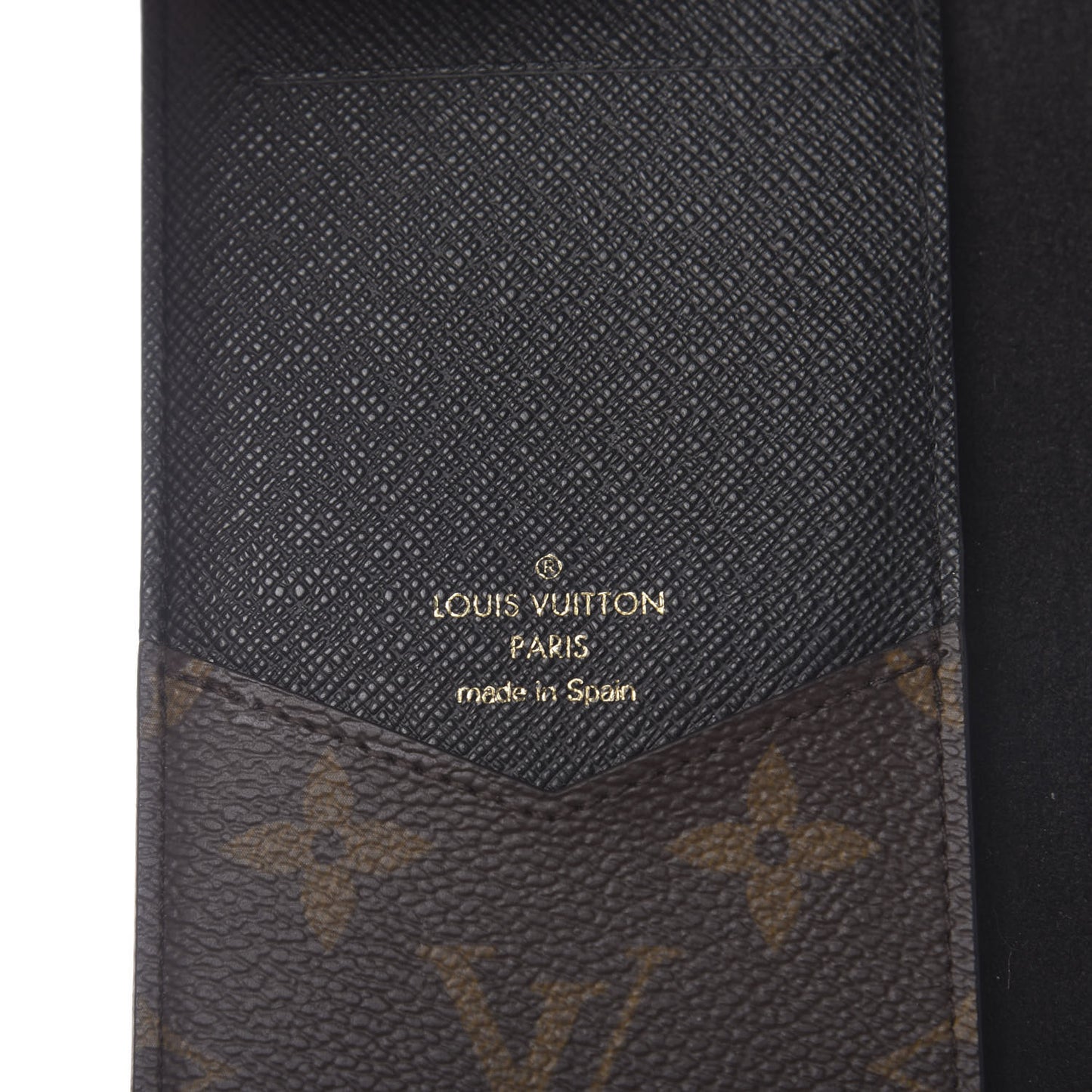 Monogram iPhone 11 Folio Case Black