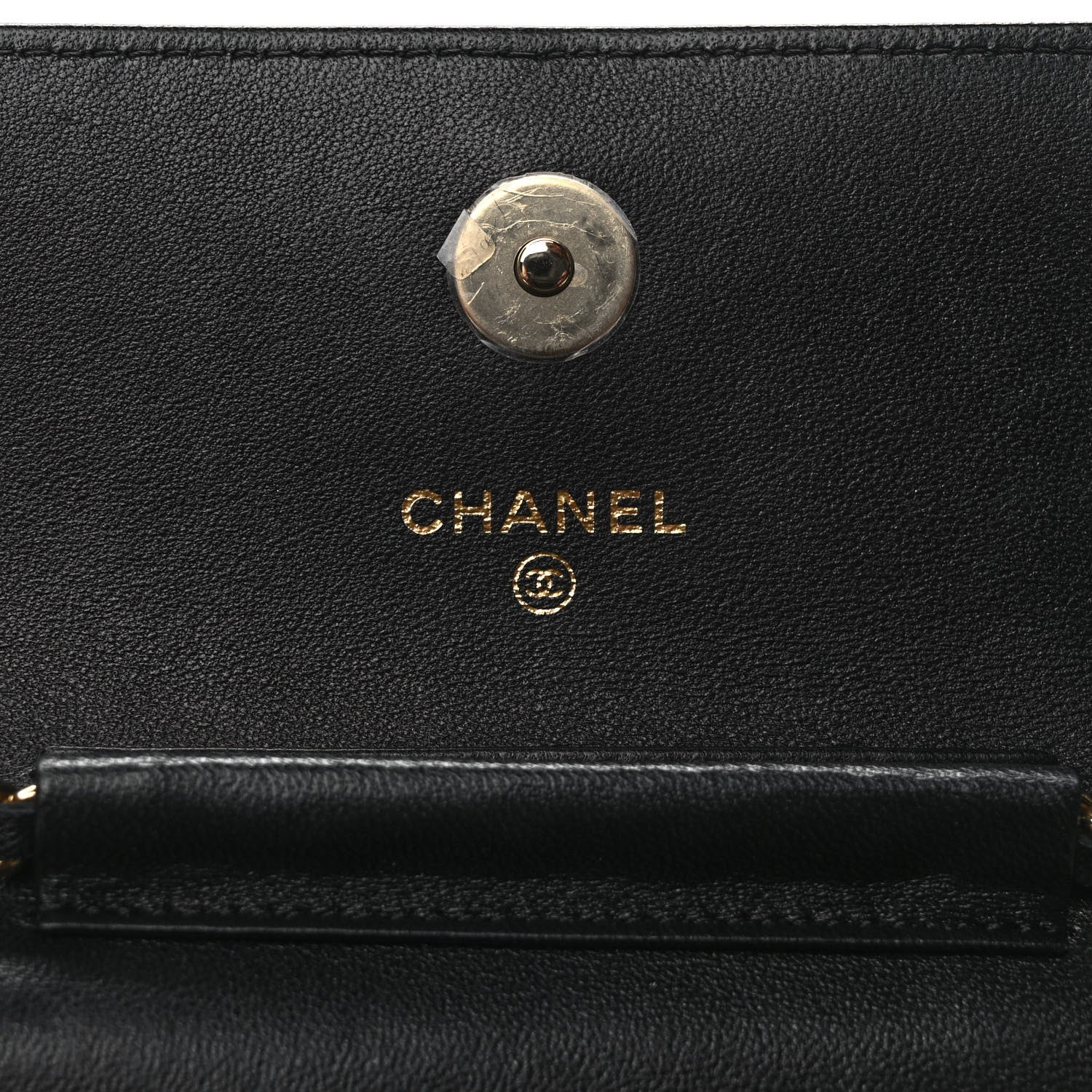 Chanel Lambskin Quilted Mini Coco Bow Clutch With Chain Black 6 of 10