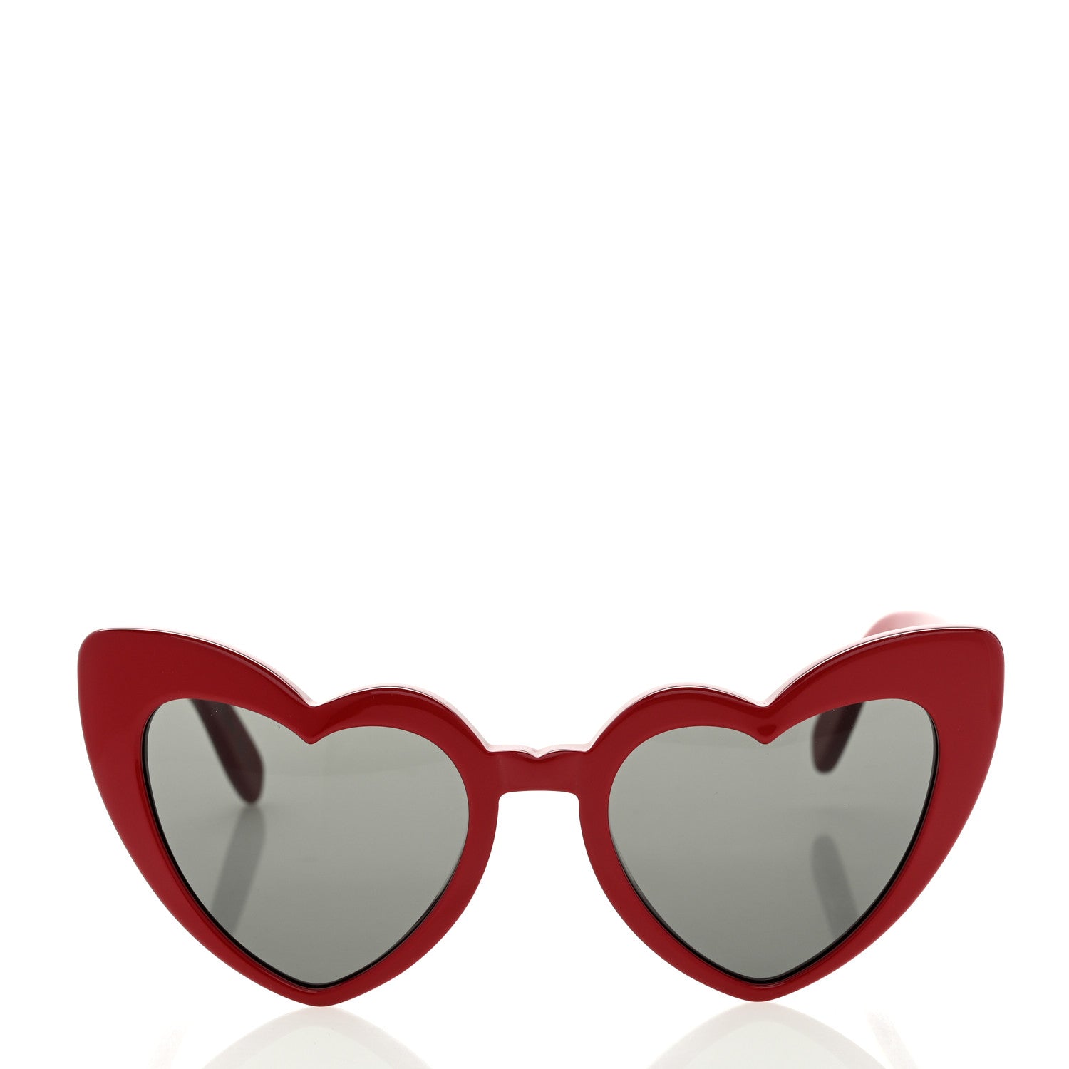 Saint Laurent Acetate Heart Frame Loulou SL181 Sunglasses Red 2 of 8