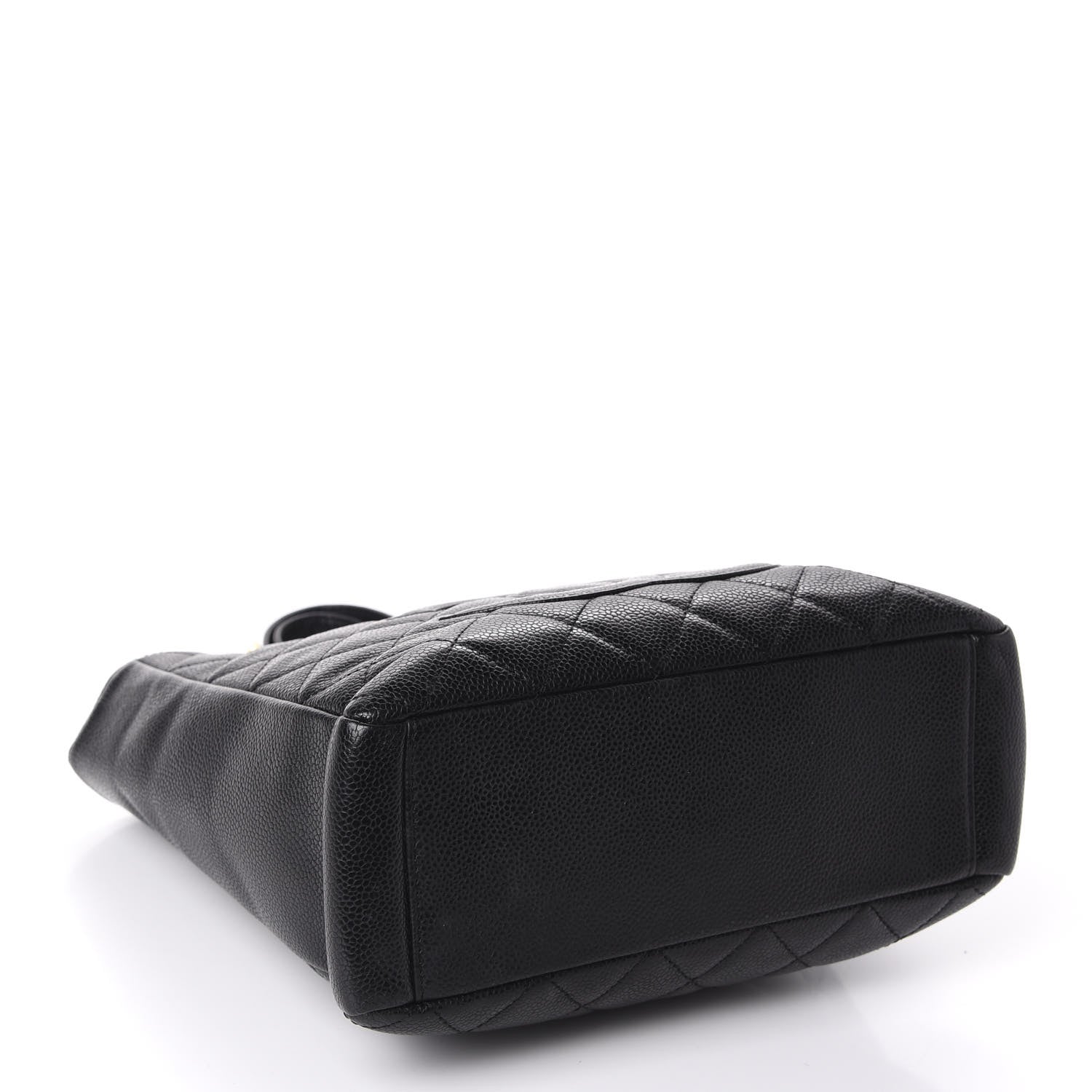 Chanel Caviar Quilted Petit Shopping Tote PST Black 4 of 9