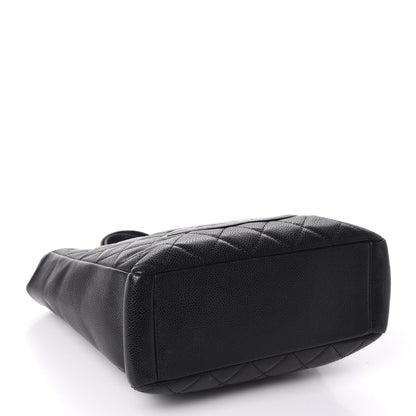 Chanel Caviar Quilted Petit Shopping Tote PST Black 4 of 9