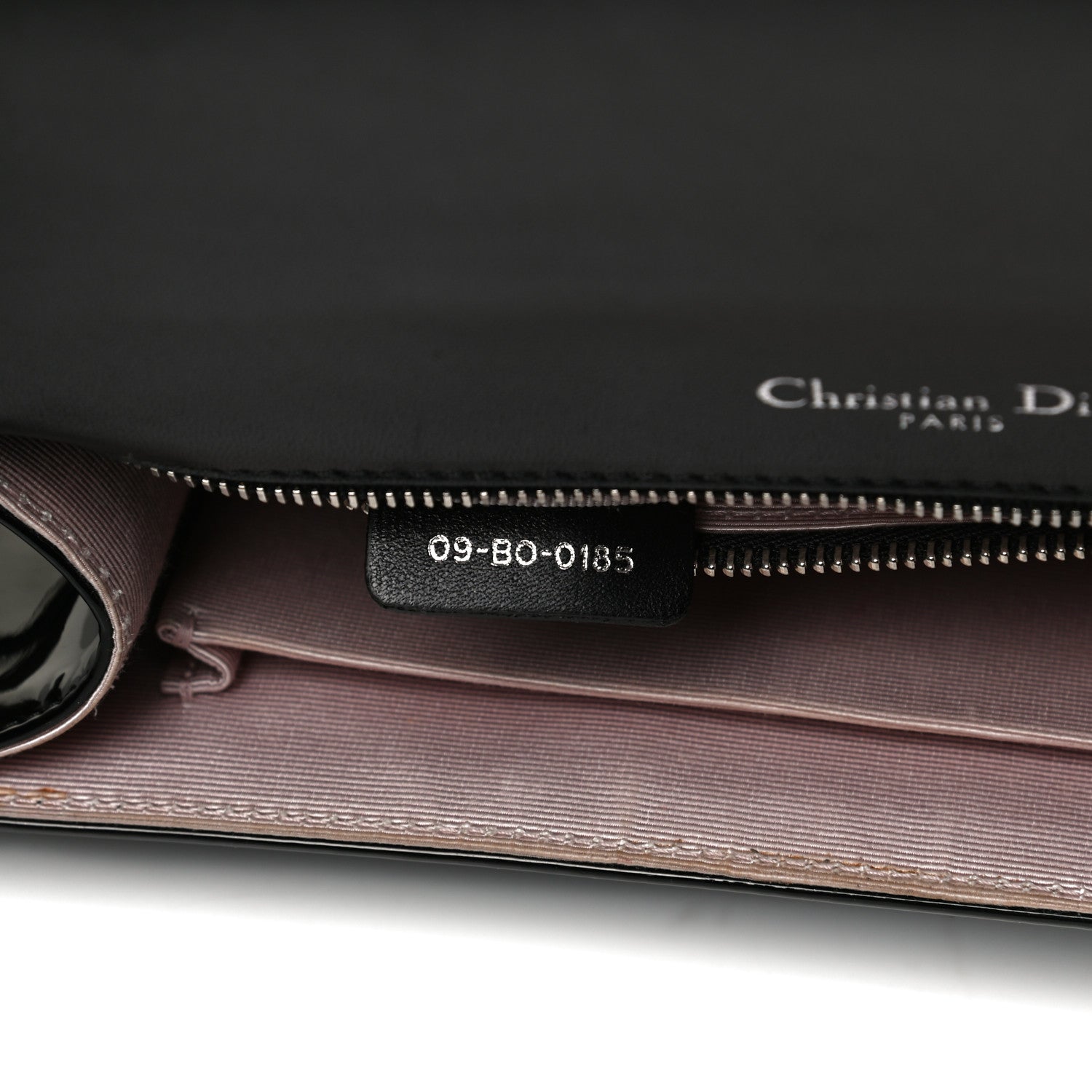 Christian Dior Patent Medium Diorama Flap Bag Black 7 of 13