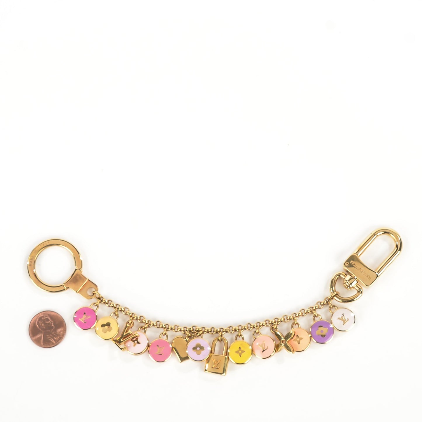 Pastilles Key Chain Bag Charm Multicolor