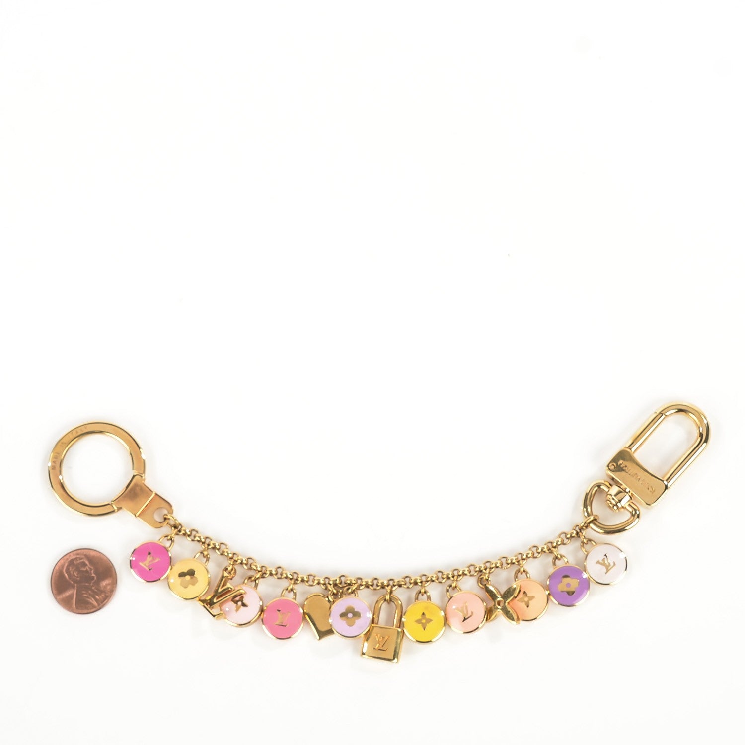 Louis Vuitton Pastilles Key Chain Bag Charm Multicolor 2 of 4