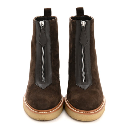 Hermes Suede Womens Jingle 55 Ankle Boot 36.5 3 of 9