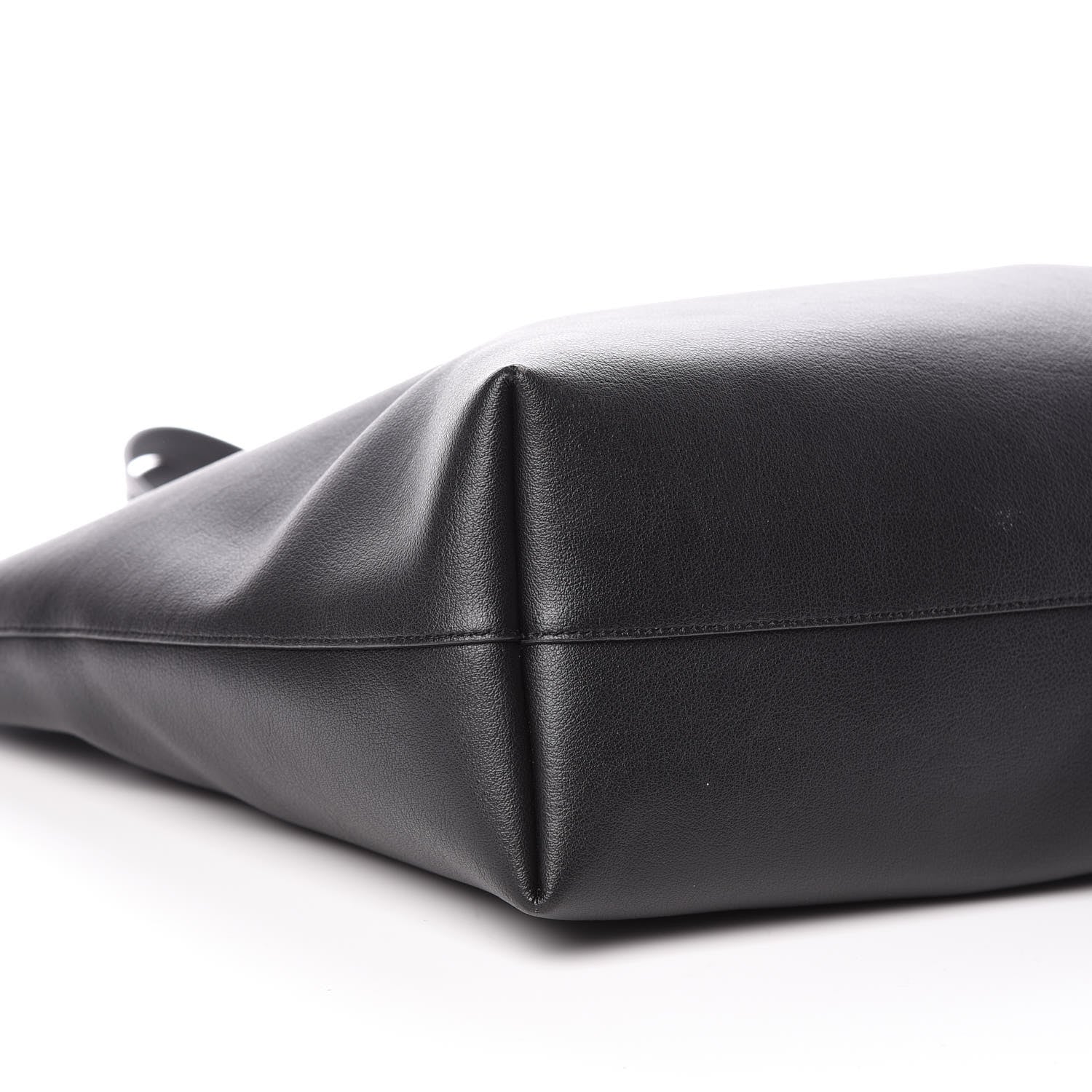 Saint Laurent Calfskin Large Shopping Tote Black 6 of 9