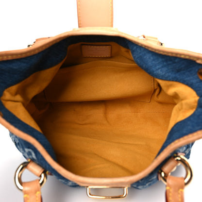 Louis Vuitton Monogram Denim Pleaty Blue 5 of 8