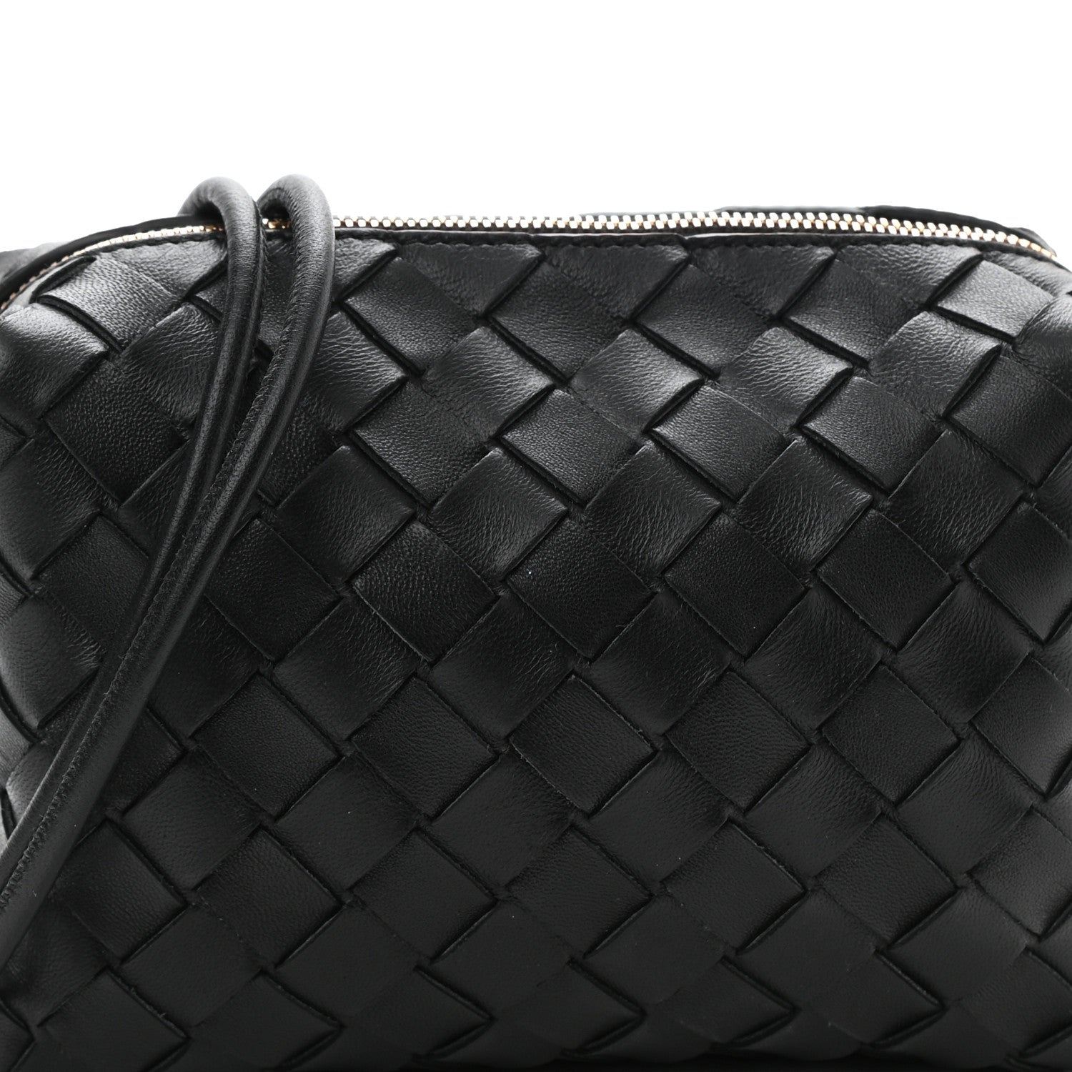 Bottega Veneta Nappa Intrecciato Mini Loop Camera Bag Black 7 of 9