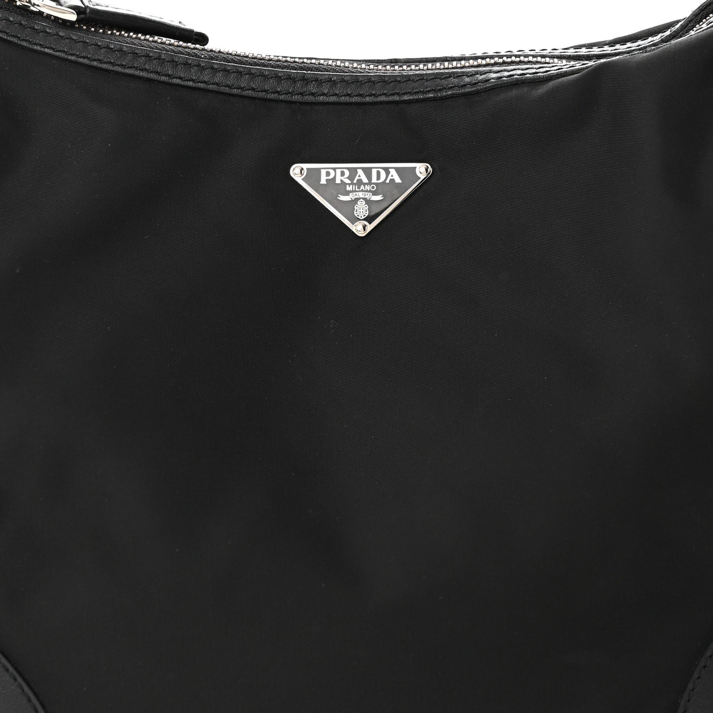 Tessuto Nylon Hobo Black