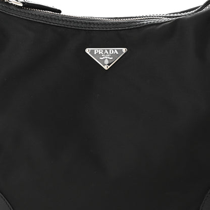 Prada Tessuto Nylon Hobo Black 7 of 13