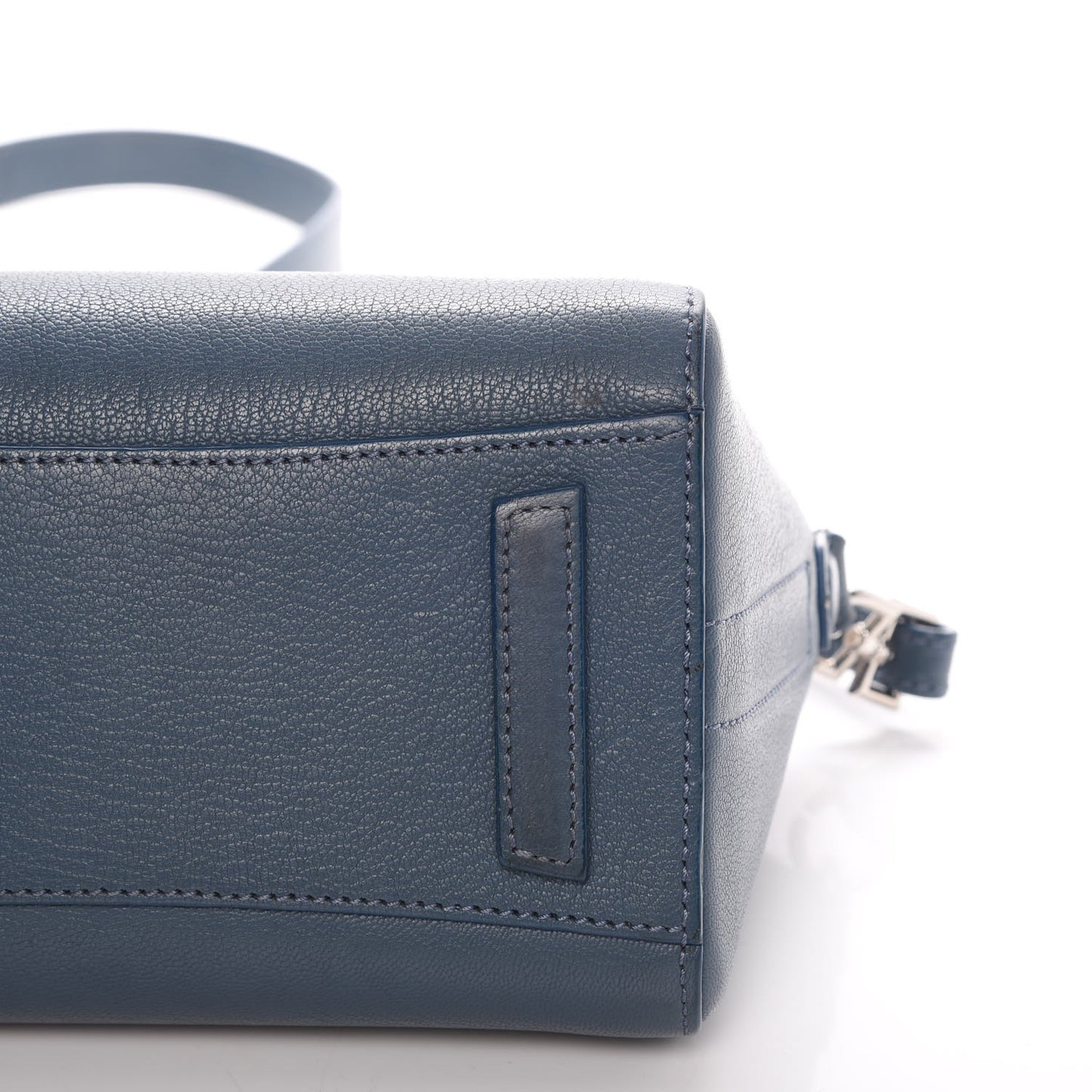Sugar Goatskin Mini Antigona Mineral Blue
