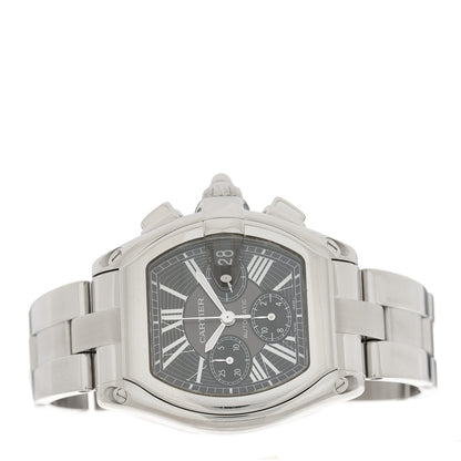 Cartier Stainless Steel 42mm Roadster Chronograph Automatic Watch Black 3 of 7