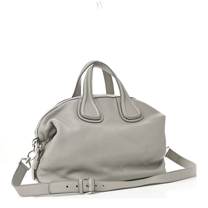 Givenchy Pebbled Calfskin Small Nightingale Pearl Grey 3 of 10