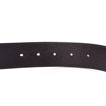 Gucci Calfskin Double G Reversible 37mm Belt 105 42 Black Cocoa 5 of 8