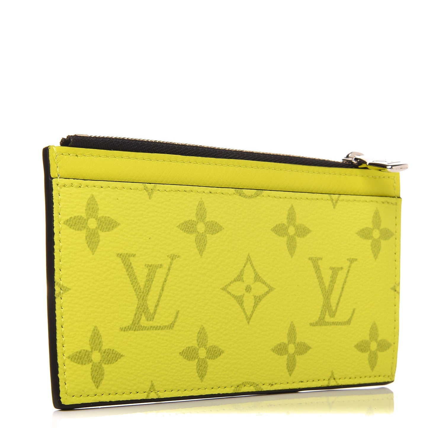 Monogram Taiga Coin Card Holder Yellow