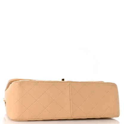Chanel Lambskin Quilted Jumbo Double Flap Light Beige 4 of 12
