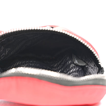 Prada Tessuto Nylon Wrist Pouch Rosso 5 of 7